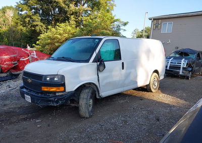 2021 Chevrolet Express Cargo Rwd 2500 Regular Wheelbase Wt, daño Frontal, Iaai lote 45854943, foto 2 de 6