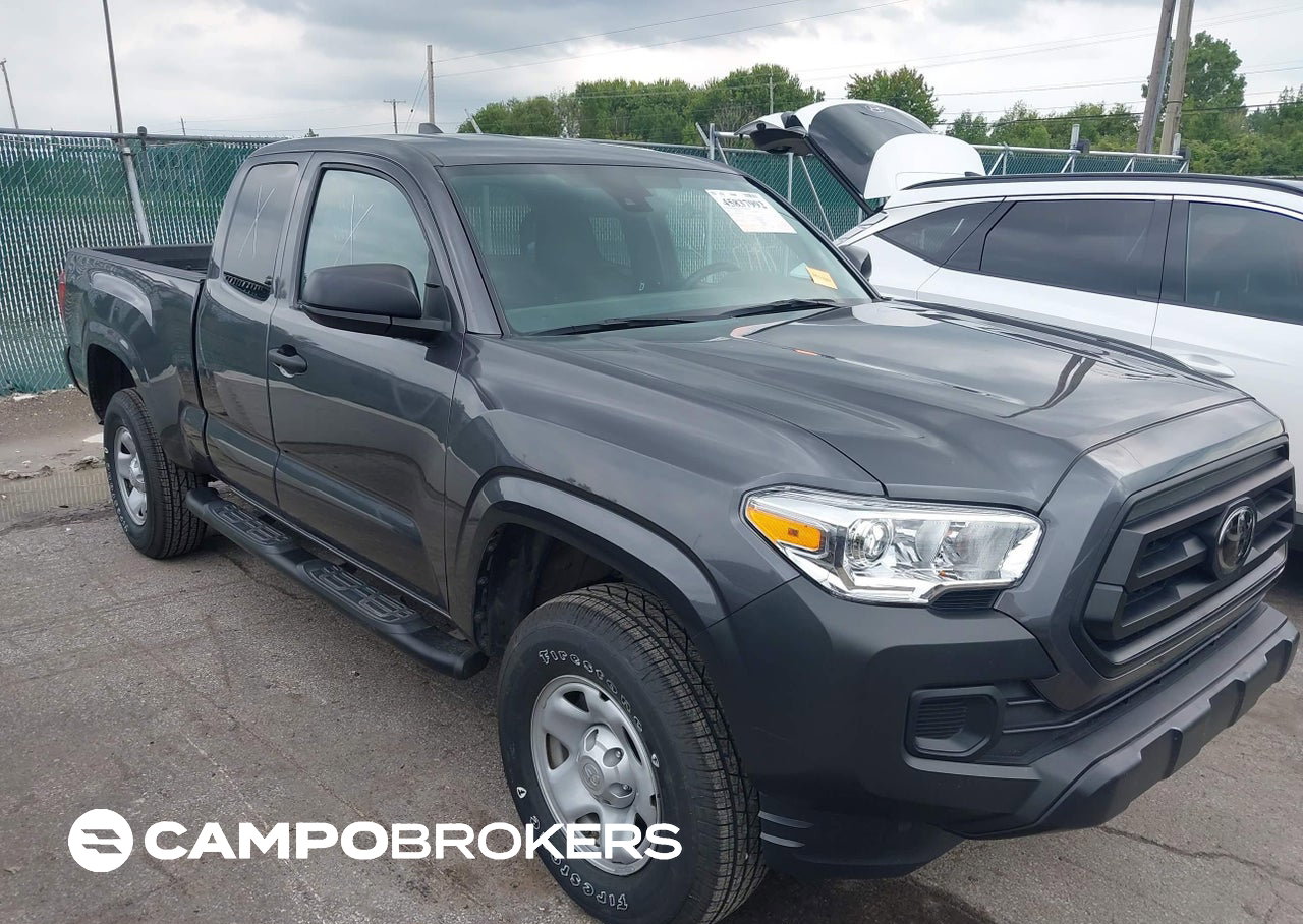 2023 Toyota Tacoma Sr, Left Rear damage, Iaai lot 45837992