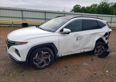2022 Hyundai Tucson Limited, daño Lateral, Copart lote 62298266