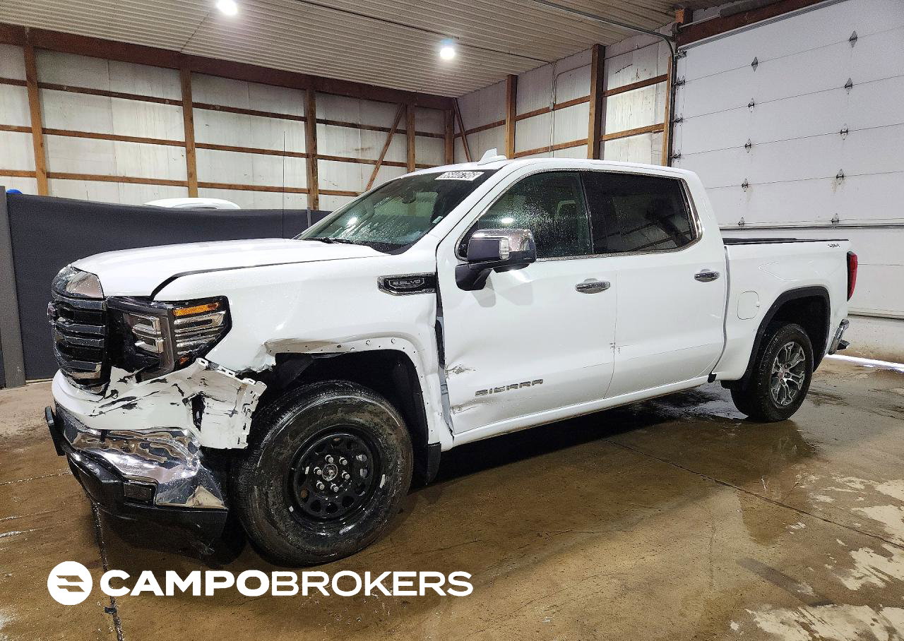 2025 Gmc Sierra K1500 Slt, пошкодження: Передня частина, Copart лот 66446796