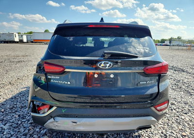 2019 Hyundai Santa Fe Limited 2.0t, uszkodzenie: Tył, Copart lot 66821596, zdjęcie 6 z 12