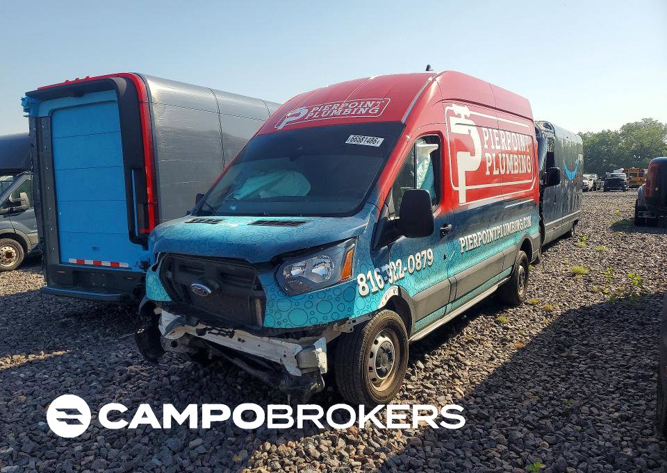 2021 Ford Transit T-250, пошкодження: Передня частина, Copart лот 66581486