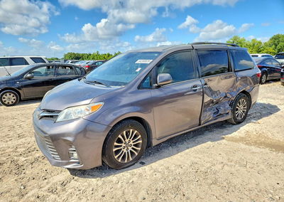 2019 Toyota Sienna Xle 8-passenger, daño Lateral, Copart lote 64268826