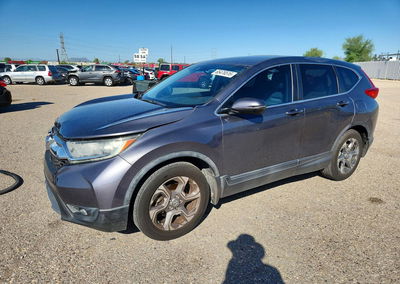 2019 Honda Cr-v Ex, Rear End damage, Copart lot 65476516