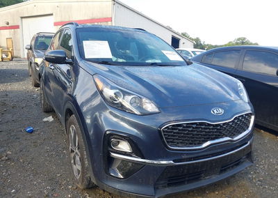 2020 Kia Sportage Ex, daño Lateral izquierdo, Iaai lote 45321947