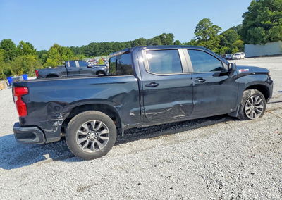 2021 Chevrolet Silverado K1500 Rst, Side damage, Copart lot 64968046, photo 3 of 6