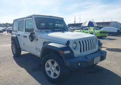 2020 Jeep Wrangler Unlimited Sport S 4x4, daño Lateral izquierdo, Iaai lote 45694460
