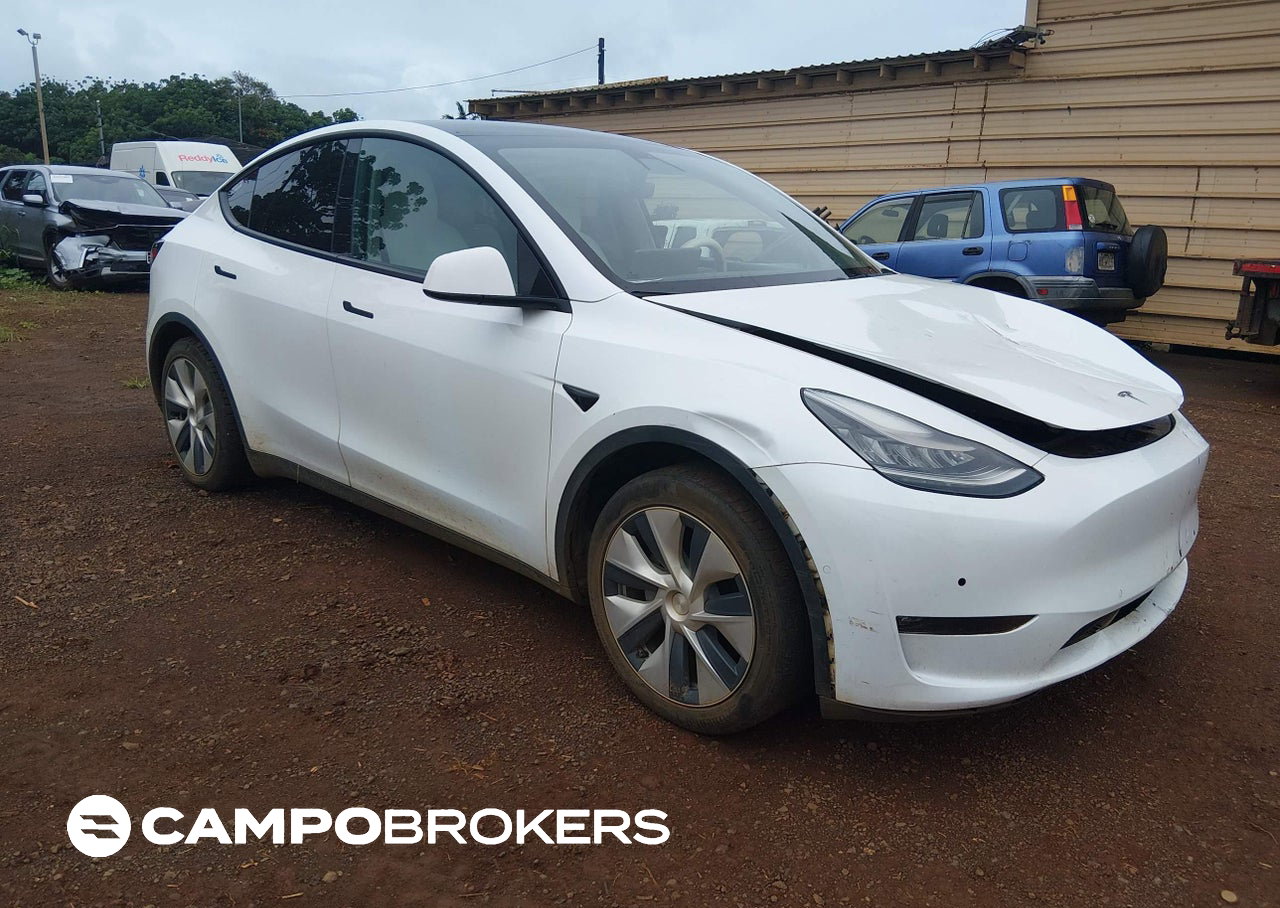 2021 Tesla Model Y Long Range Dual Motor All-wheel Drive, пошкодження: Передня частина, Iaai лот 45641447