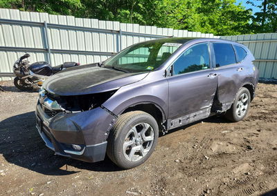 2019 Honda Cr-v Ex, пошкодження: Бік, Copart лот 56143636