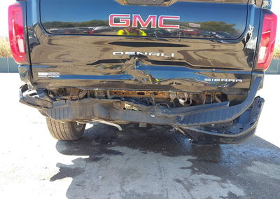 2019 Gmc Sierra 1500 Denali, Rear damage, Iaai lot 45121889, photo 6 of 17