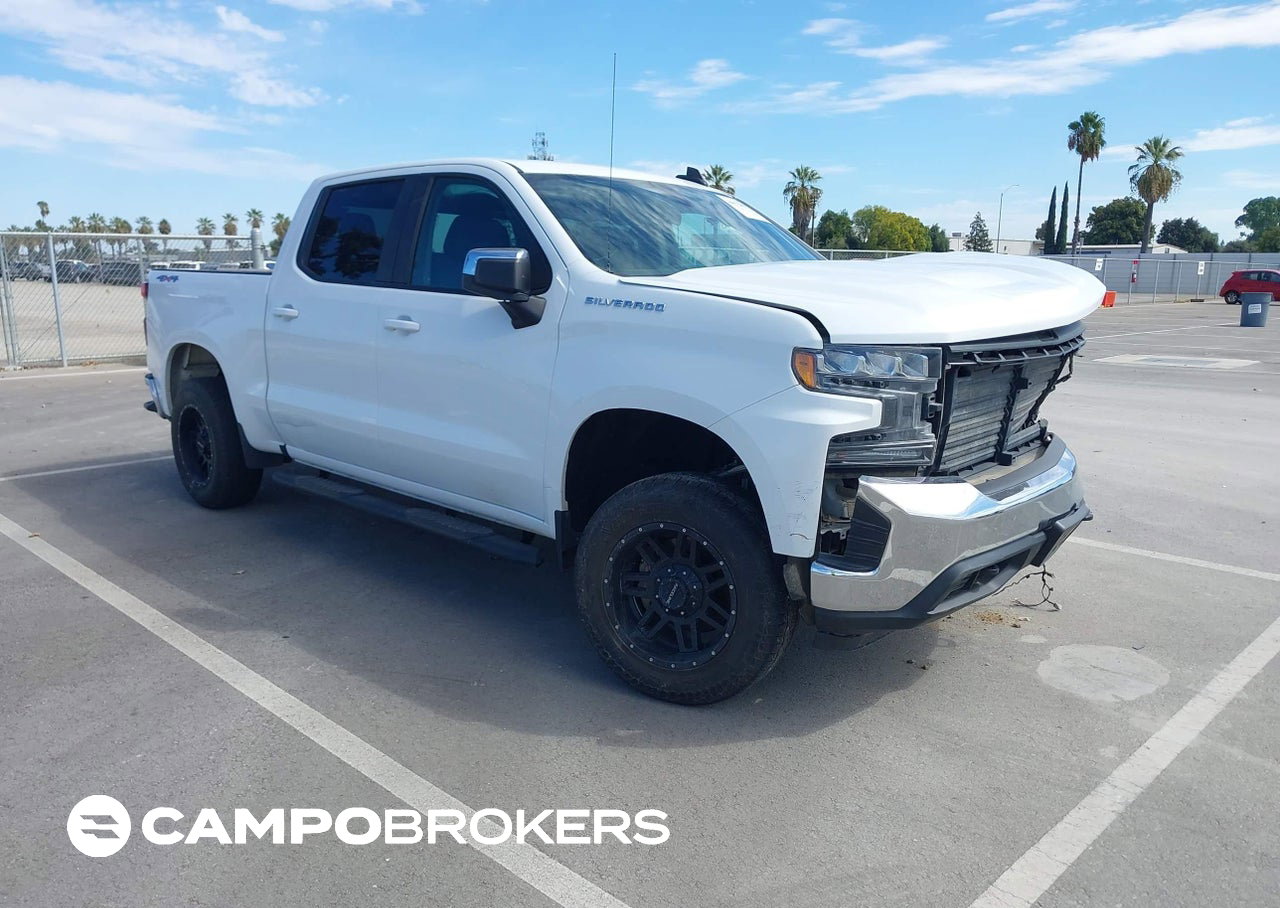 2019 Chevrolet Silverado 1500 Lt, daño Frontal, Iaai lote 44832055