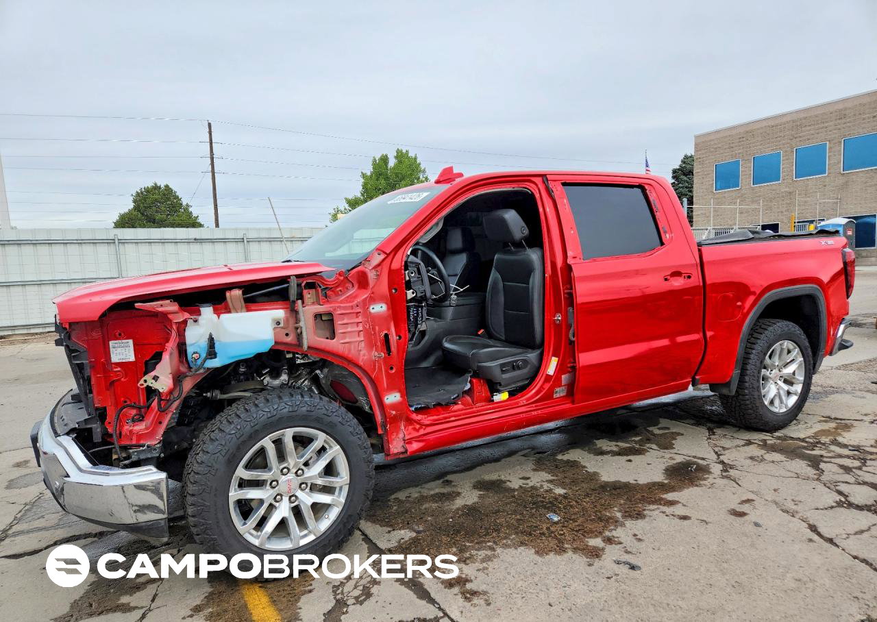2020 Gmc Sierra K1500 Slt, daño Frontal, Copart lote 66941426