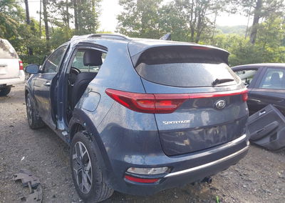 2020 Kia Sportage Ex, daño Lateral izquierdo, Iaai lote 45321947, foto 3 de 16