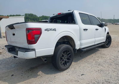 2025 Ford F-150 Stx, daño Frontal, Iaai lote 45642633, foto 4 de 6