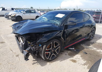 2022 Hyundai Veloster N, daño Frontal, Iaai lote 45560720, foto 2 de 6