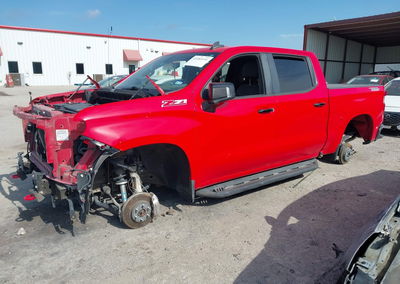 2021 Chevrolet Silverado 1500, Theft damage, Iaai lot 45381934, photo 2 of 16