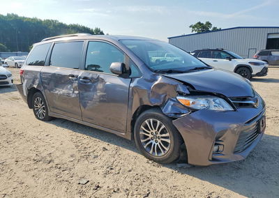 2020 Toyota Sienna Xle 8-passenger, daño Lateral, Copart lote 65000596, foto 4 de 6