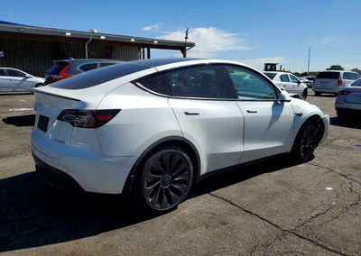 2022 Tesla Y, uszkodzenie: Przód, Copart lot 57973386, zdjęcie 3 z 6