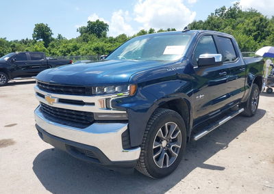 2021 Chevrolet Silverado 1500 2wd  Short Bed Lt, daño Trasero, Iaai lote 45700192, foto 2 de 16