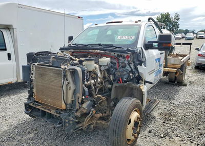 2022 Chevrolet 5500hd - Utility / Service Truck, Front End damage, Copart lot 63111246