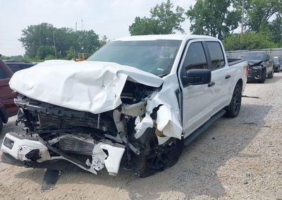 2025 Ford F-150 Stx, daño Frontal, Iaai lote 45642633, foto 2 de 6