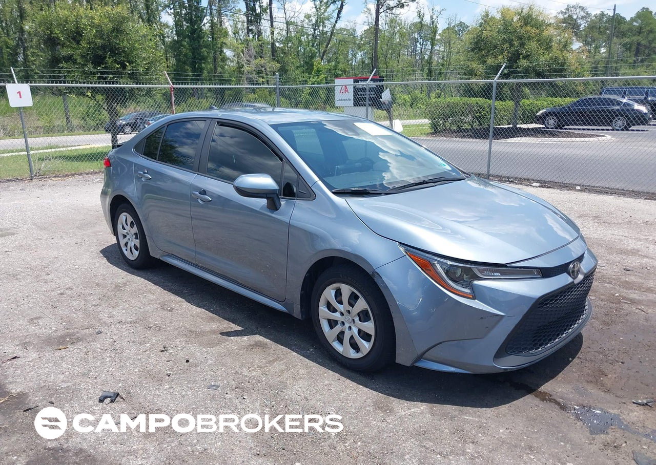 2021 Toyota Corolla Le, uszkodzenie: Tył, Iaai lot 45471526