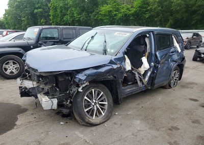 2019 Toyota Highlander Xle, пошкодження: По всьому кузову, Copart лот 53854096
