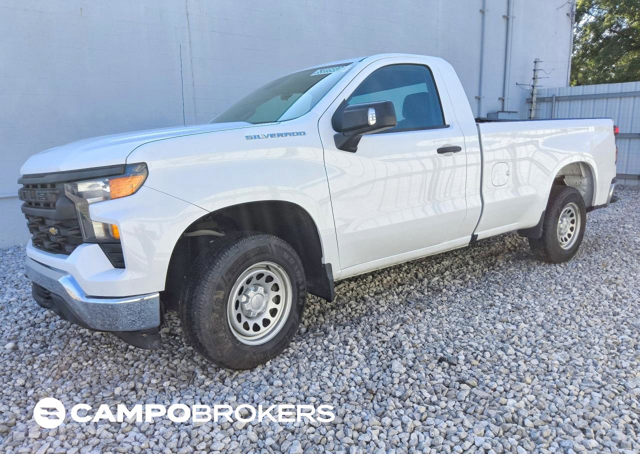 2022 Chevrolet Silverado C1500, daño Lateral, Copart lote 63899806