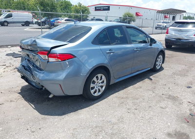 2021 Toyota Corolla Le, uszkodzenie: Tył, Iaai lot 45471526, zdjęcie 4 z 6