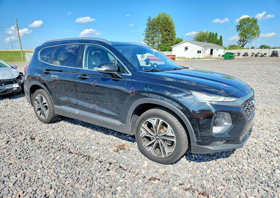 2019 Hyundai Santa Fe Limited 2.0t, uszkodzenie: Tył, Copart lot 66821596, zdjęcie 4 z 12