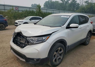 2019 Honda Cr-v Ex, daño Frontal, Copart lote 61021586