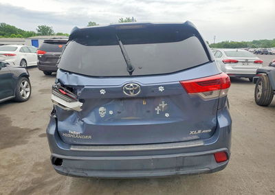 2019 Toyota Highlander Xle, пошкодження: По всьому кузову, Copart лот 53854096, фото 6 з 6