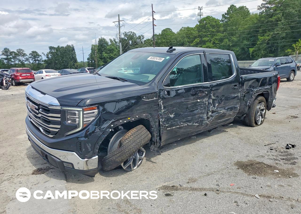 2024 Gmc Sierra K1500 Slt, daño Lateral, Copart lote 63824706
