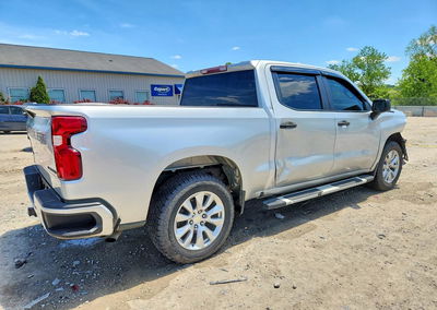 2021 Chevrolet Silverado C1500 Custom, Side damage, Copart lot 55344646, photo 3 of 6