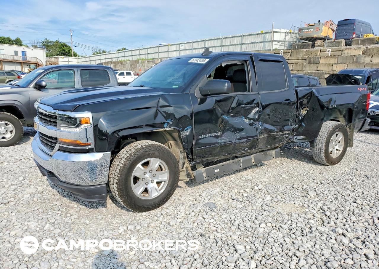 2019 Chevrolet Silverado Ld K1500 Lt, daño Lateral, Copart lote 62043496