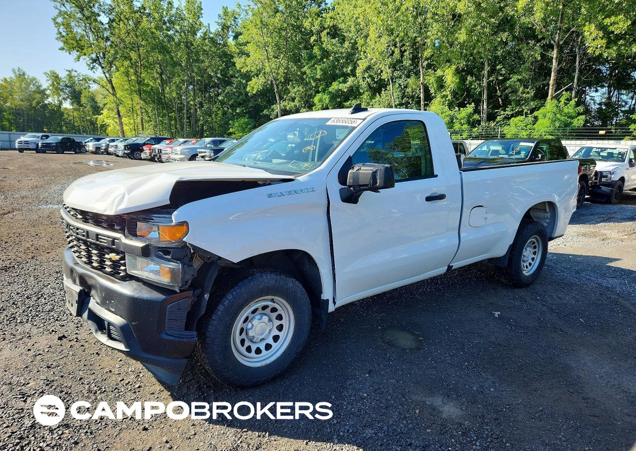 2021 Chevrolet Silverado C1500, пошкодження: Передня частина, Copart лот 63656056