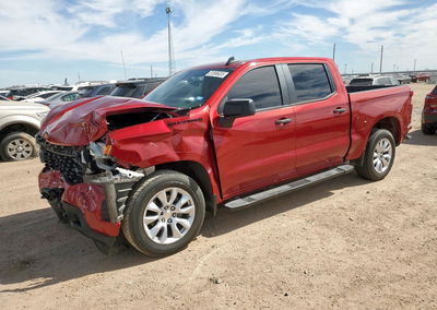 2021 Chevrolet Silverado C1500 Custom, daño Frontal, Copart lote 81895635