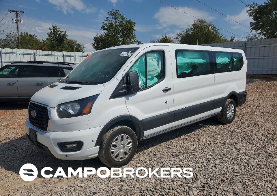 2024 Ford Transit-350, пошкодження: Задня частина, Copart лот 66344986