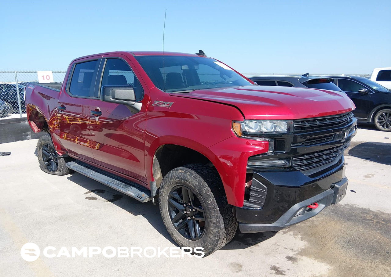 2021 Chevrolet Silverado 1500 4wd  Short Bed Lt Trail Boss, daño Trasero, Iaai lote 45662088