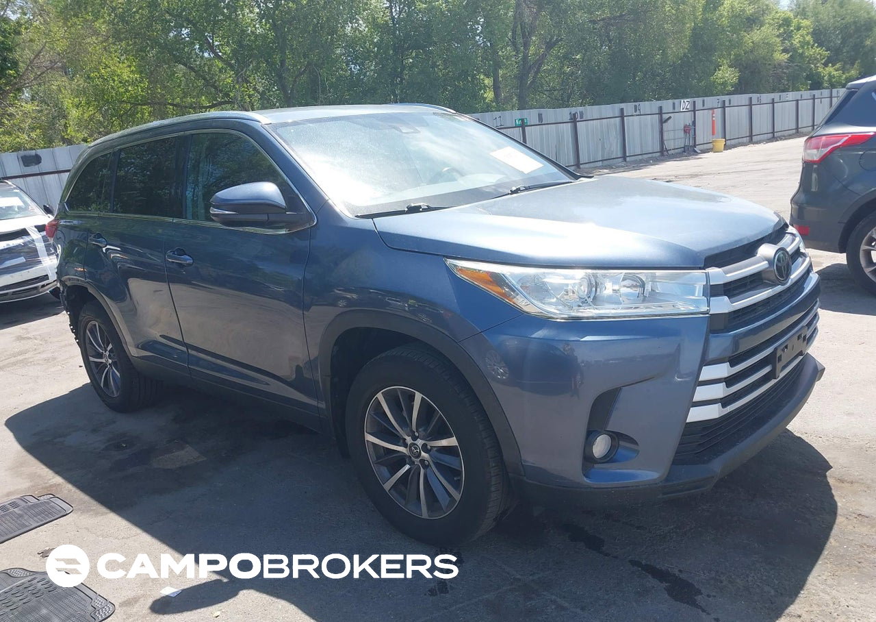 2019 Toyota Highlander Xle, пошкодження: Задня частина, Iaai лот 45507211