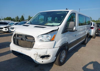 2021 Ford Transit-350 Passenger Van Xlt, daño Frontal, Iaai lote 45752718, foto 2 de 6