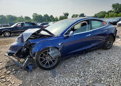 2020 Tesla Model 3, daño Frontal, Copart lote 61542926