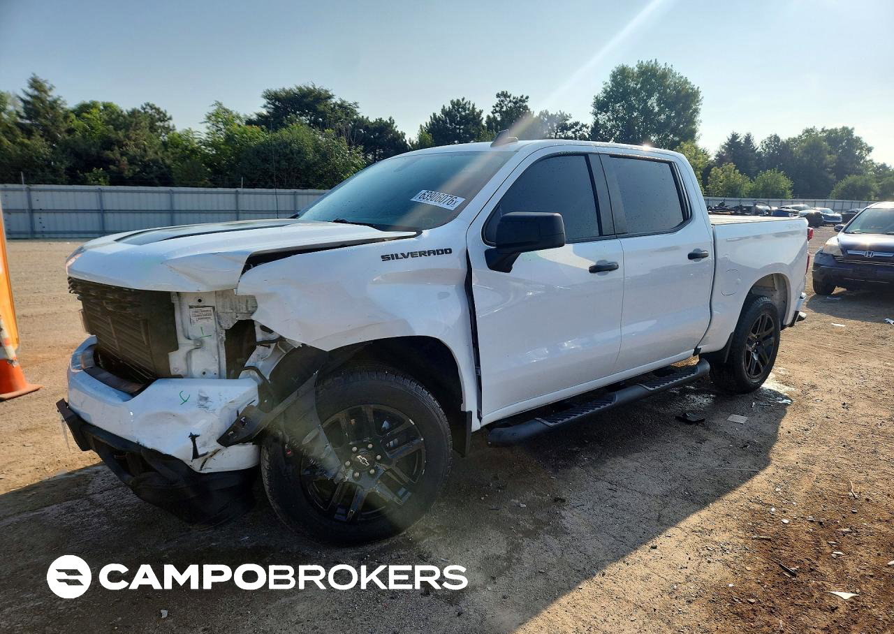 2022 Chevrolet Silverado Ltd K1500 Custom, uszkodzenie: Przód, Copart lot 63906076