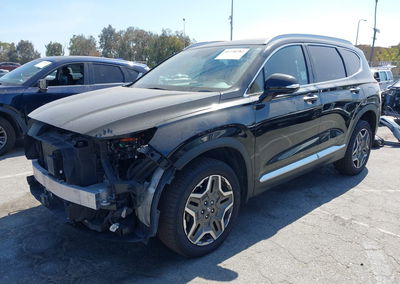 2023 Hyundai Santa Fe Hybrid Limited, daño Frontal, Iaai lote 45730782, foto 2 de 17
