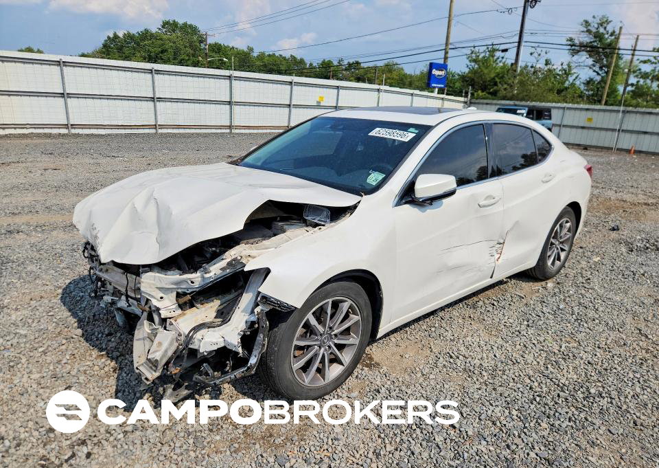 2020 Acura Tlx, Front End damage, Copart lot 62598596