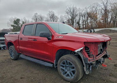 2021 Chevrolet Silverado K1500 Lt Trail Boss, пошкодження: Передня частина, Copart лот 93113465, фото 4 з 6