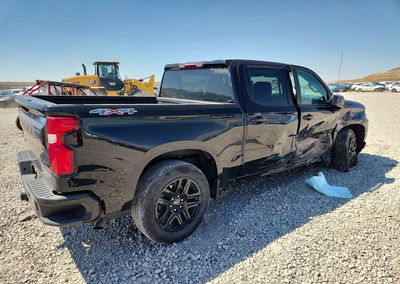 2022 Chevrolet Silverado Ltd K1500 Custom, daño Lateral, Copart lote 63661166, foto 3 de 6