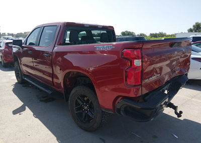 2021 Chevrolet Silverado 1500 4wd  Short Bed Lt Trail Boss, daño Trasero, Iaai lote 45662088, foto 3 de 6