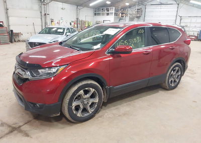 2019 Honda Cr-v Ex, daño Granizo, Iaai lote 45839831, foto 2 de 18