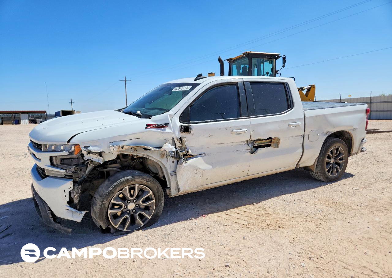 2022 Chevrolet Silverado Ltd K1500 Lt, daño Frontal, Copart lote 62945706